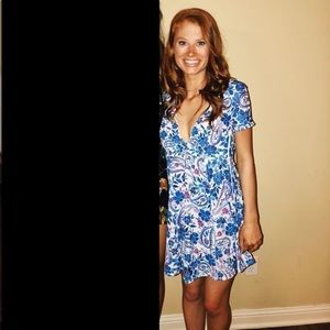 Show Me Your Mumu Floral Print Mini Dress